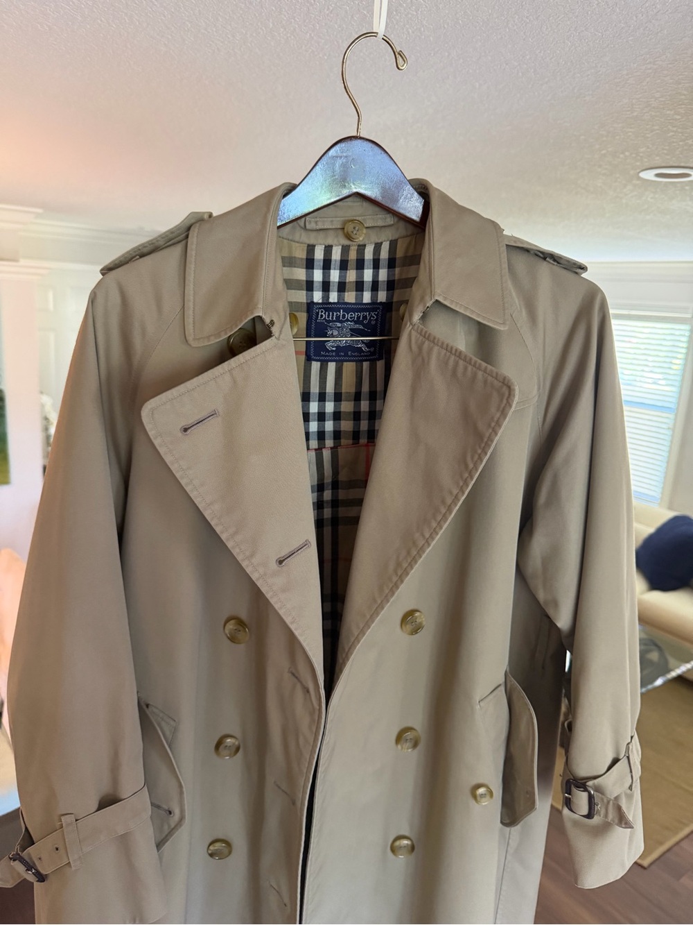 Women’s Vintage Burberrys Trench Coat – Made in England – Size 8 Long $325 - Picture 1 of 15